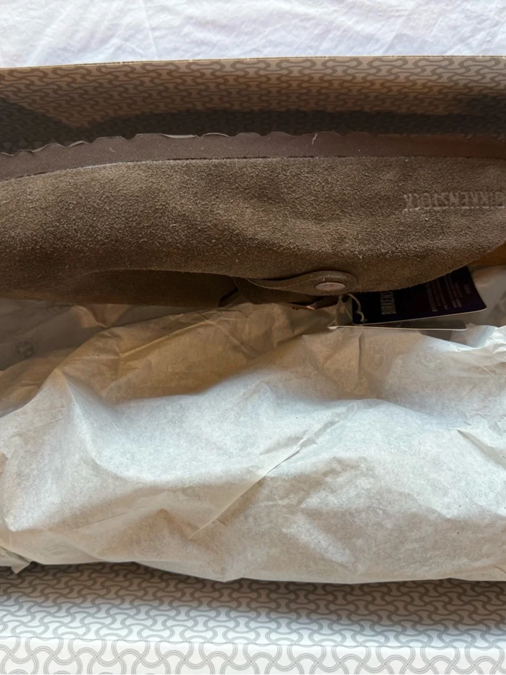 Birkenstock Boston Soft Footbed Clogs Mocha Suede EU 43 Regular NEW - Picture 7 of 10
